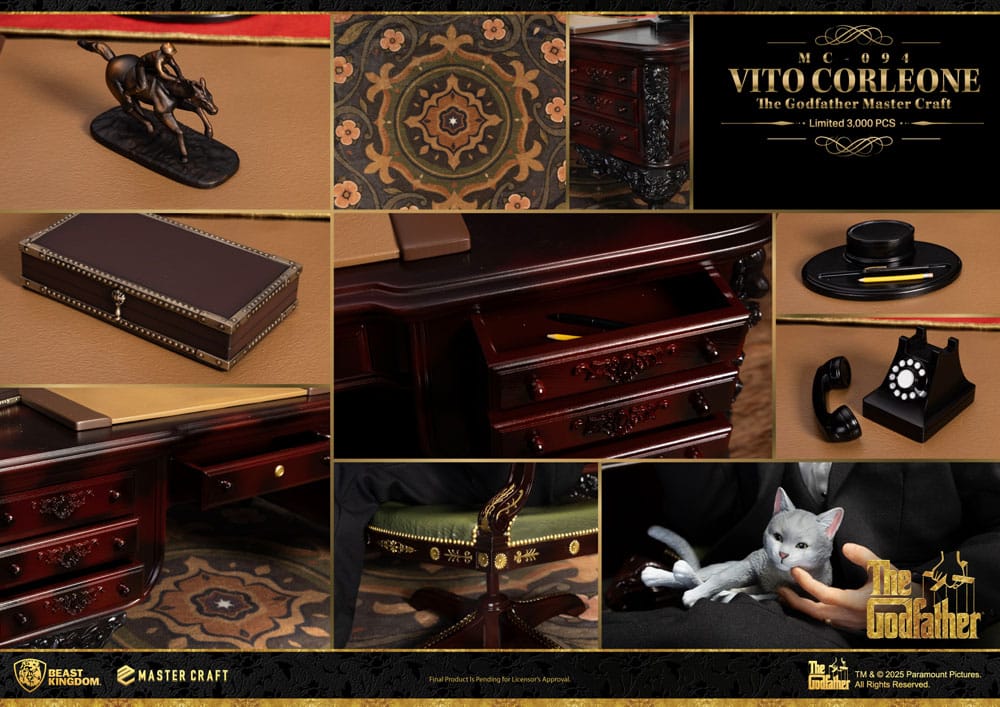 Beast Kingdom Toys Der Pate Vito Corleone Master Craft Statue