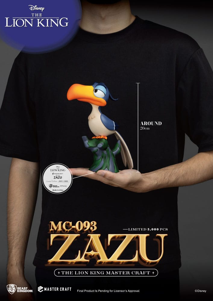 Beast Kingdom Toys Disney Master Craft Der König der Löwen Zazu Statue