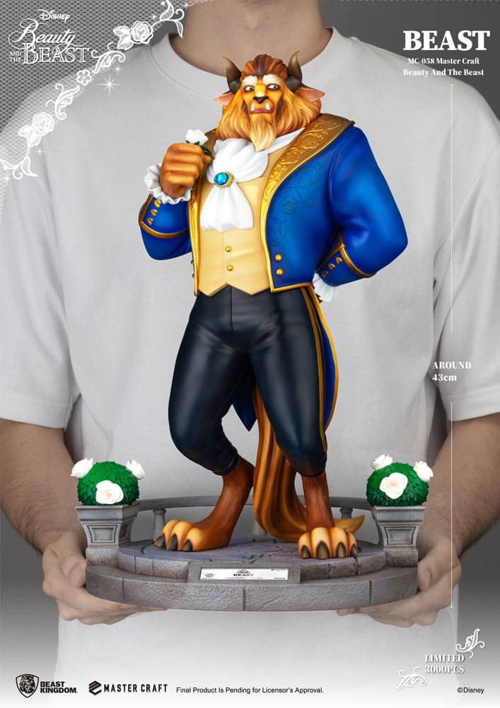 Beast Kingdom Toys Disney Master Craft Die Schöne und das Biest Beast Statue