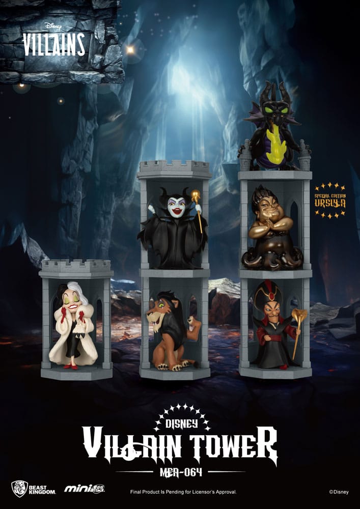 Beast Kingdom Toys Disney Villains Mini Egg Attack Series Villain Tower Sortiment Blind Box Figuren (6)