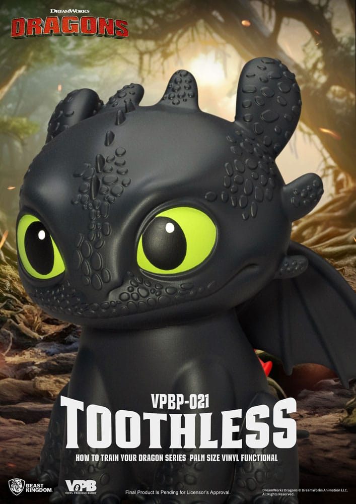Beast Kingdom Toys Drachenzähmen leicht gemacht Ohnezahn Piggy Vinyl Spardose