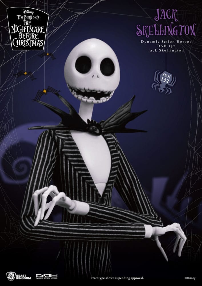Beast Kingdom Toys Nightmare before Christmas 8ction Heroes Actionfigur 1/9 Jack 21 cm
