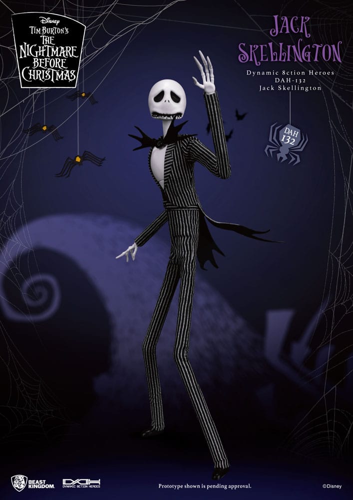 Beast Kingdom Toys Nightmare before Christmas 8ction Heroes Actionfigur 1/9 Jack 21 cm
