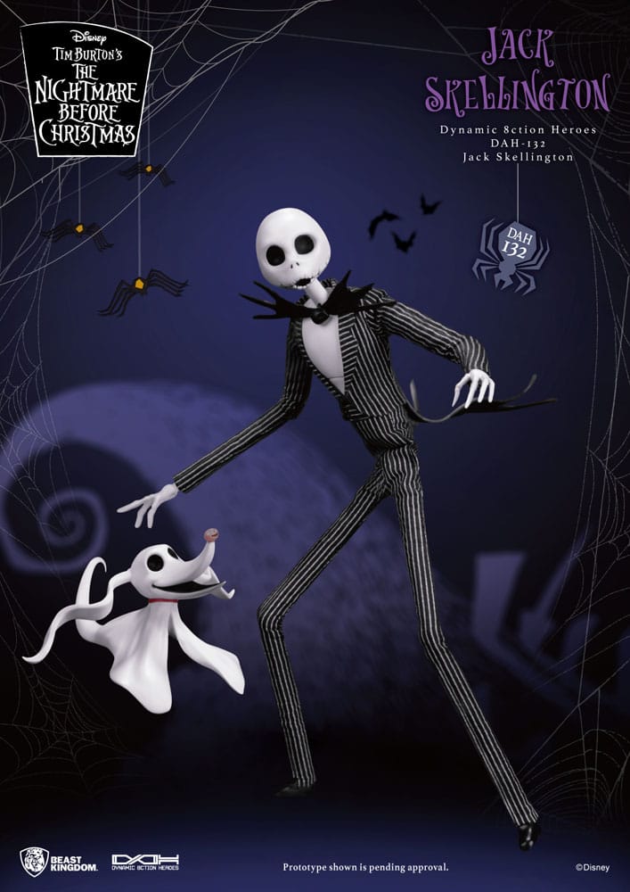 Beast Kingdom Toys Nightmare before Christmas 8ction Heroes Actionfigur 1/9 Jack 21 cm
