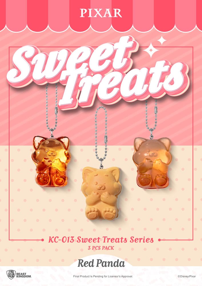 Beast Kingdom Toys Pixar Sweet Treats Series Schlüsselanhänger 3er-Pack