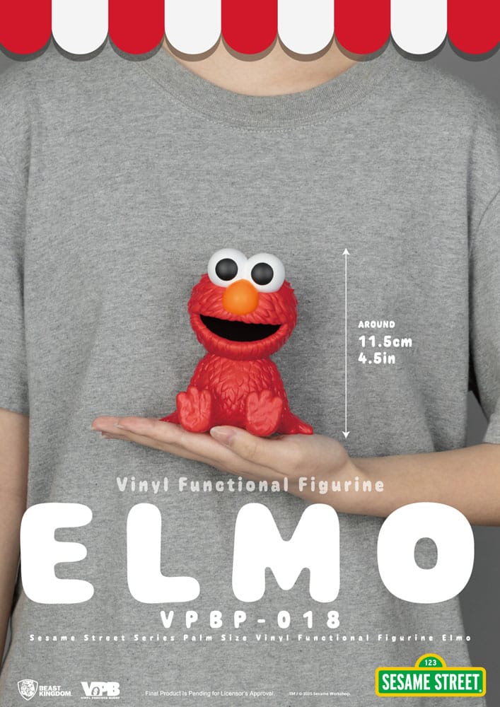 Beast Kingdom Toys Sesamstraße Elmo Piggy Vinyl Spardose