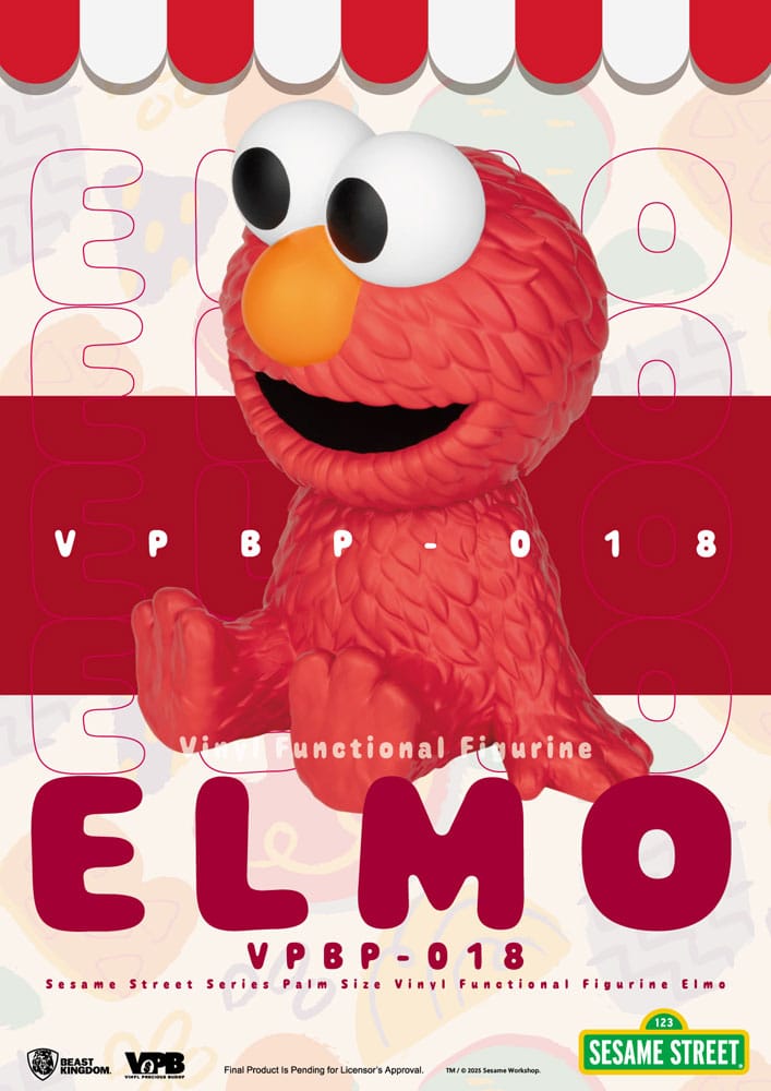 Beast Kingdom Toys Sesamstraße Elmo Piggy Vinyl Spardose