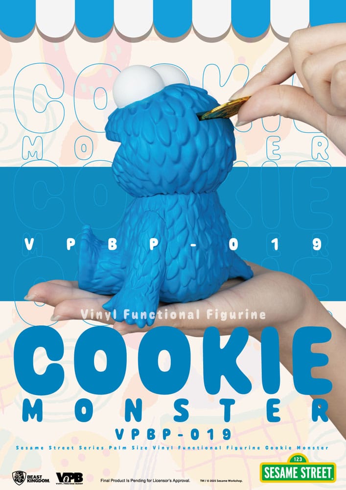Beast Kingdom Toys Sesamstraße Piggy Cookie Monster Vinyl Spardose