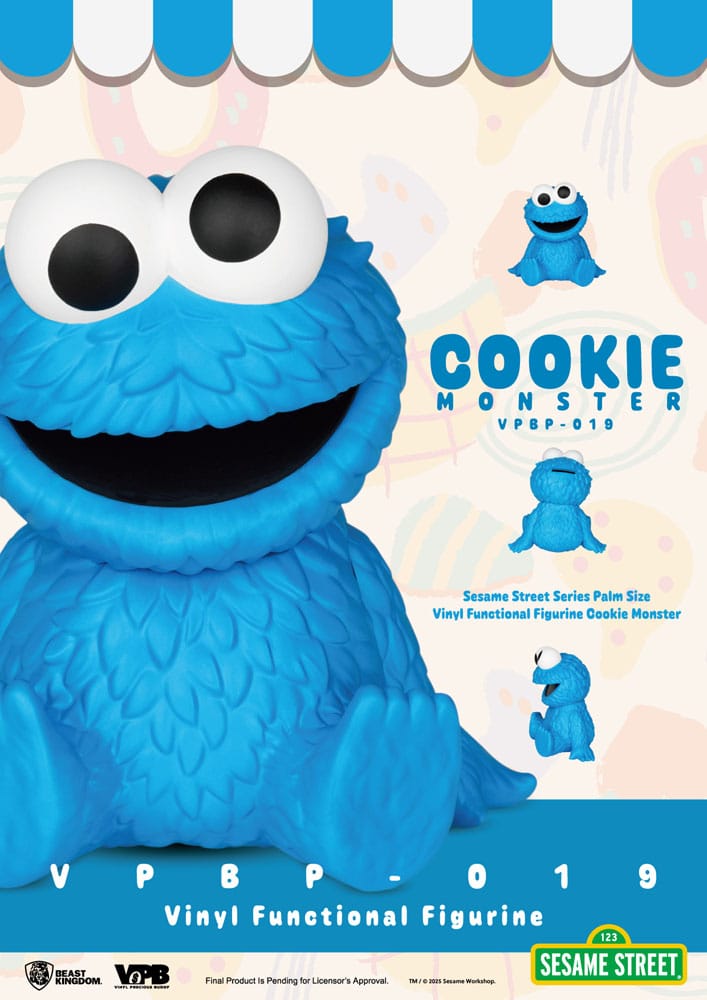 Beast Kingdom Toys Sesamstraße Piggy Cookie Monster Vinyl Spardose