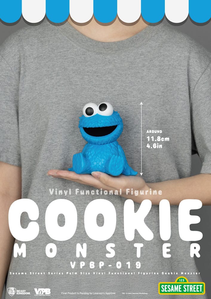 Beast Kingdom Toys Sesamstraße Piggy Cookie Monster Vinyl Spardose