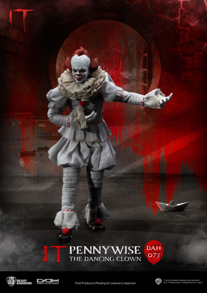 Beast Kingdom Toys Stephen King’s Es Pennywise Dynamic 8ction Heroes 1/9 Actionfigur