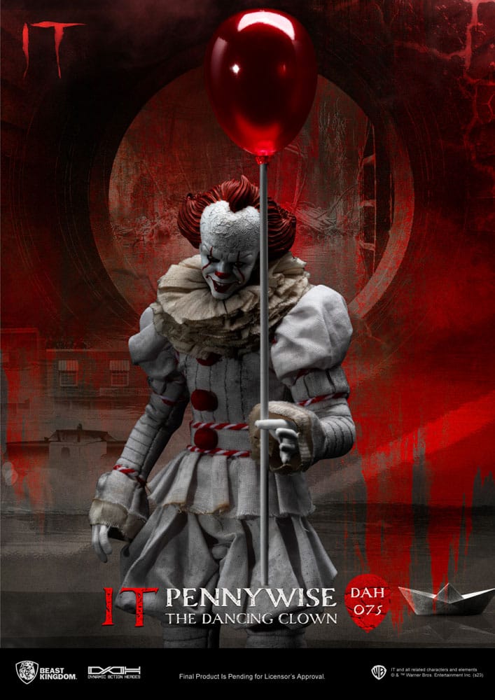 Beast Kingdom Toys Stephen King’s Es Pennywise Dynamic 8ction Heroes 1/9 Actionfigur