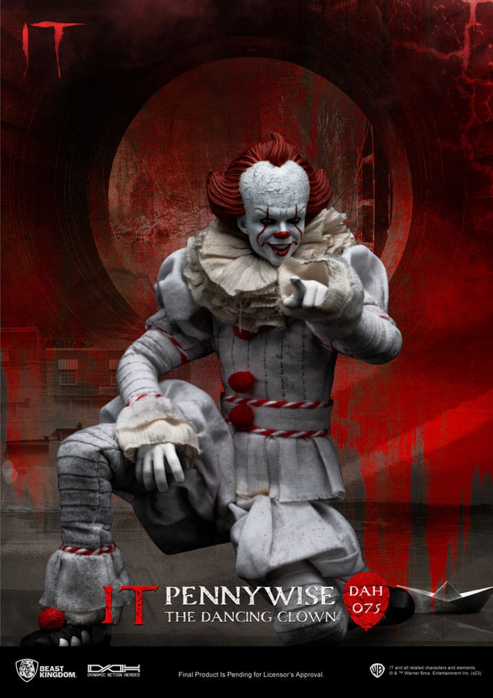 Beast Kingdom Toys Stephen King’s Es Pennywise Dynamic 8ction Heroes 1/9 Actionfigur