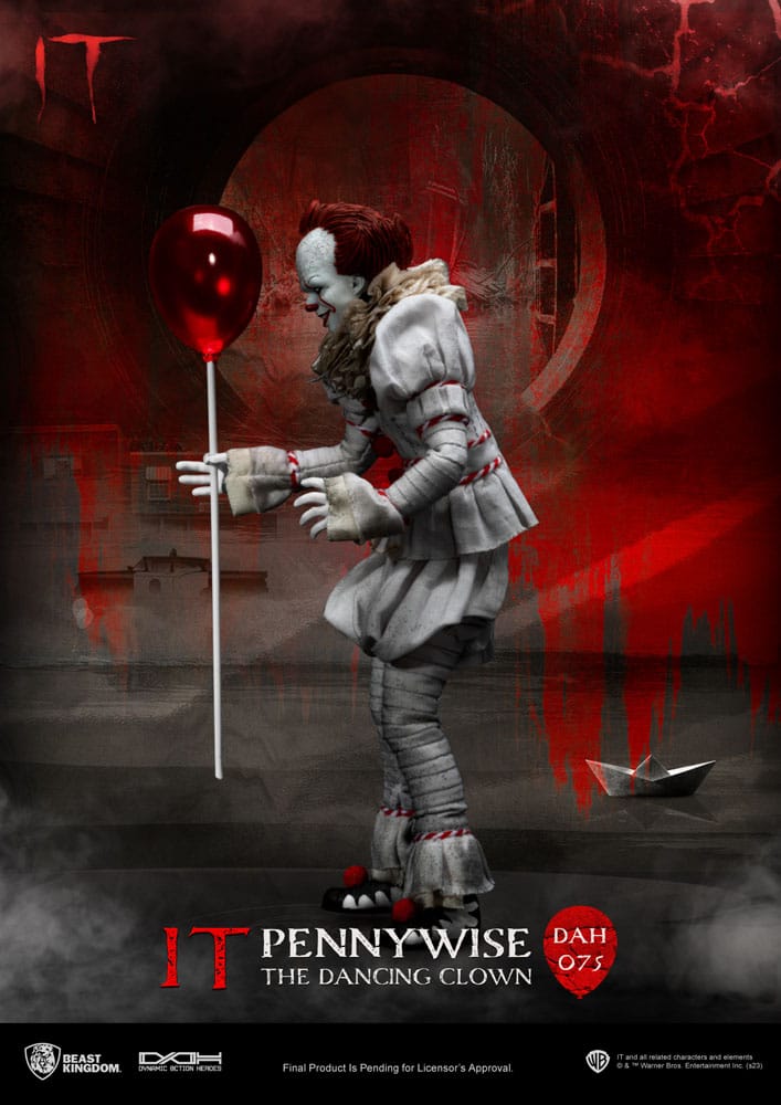 Beast Kingdom Toys Stephen King’s Es Pennywise Dynamic 8ction Heroes 1/9 Actionfigur