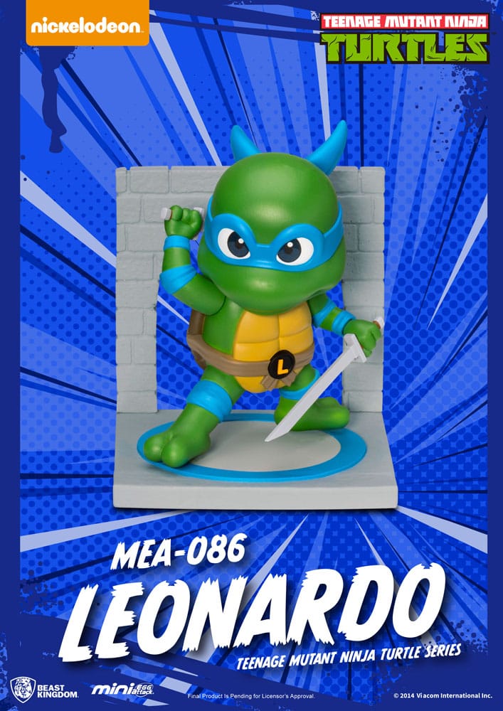 Beast Kingdom Toys Teenage Mutant Ninja Turtles Mini Egg Attack Blind Box Series Sortiment (6) Figuren