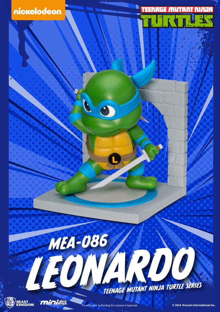 Beast Kingdom Toys Teenage Mutant Ninja Turtles Mini Egg Attack Blind Box Series Sortiment (6) Figuren