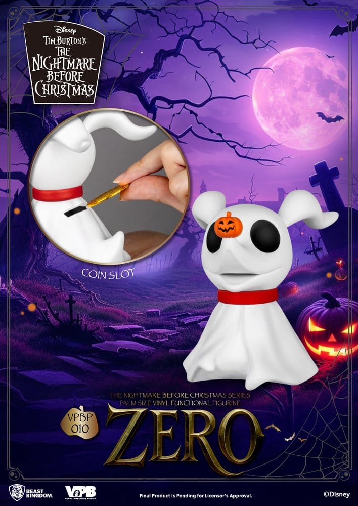 Beast Kingdom Toys The Nightmare Before Christmas Zero Palm Size Figur Spardose