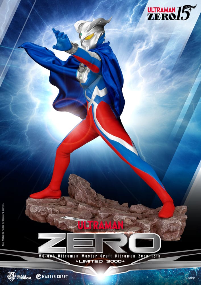 Beast Kingdom Toys Ultraman Ultraman Zero 15th Master Craft Statue