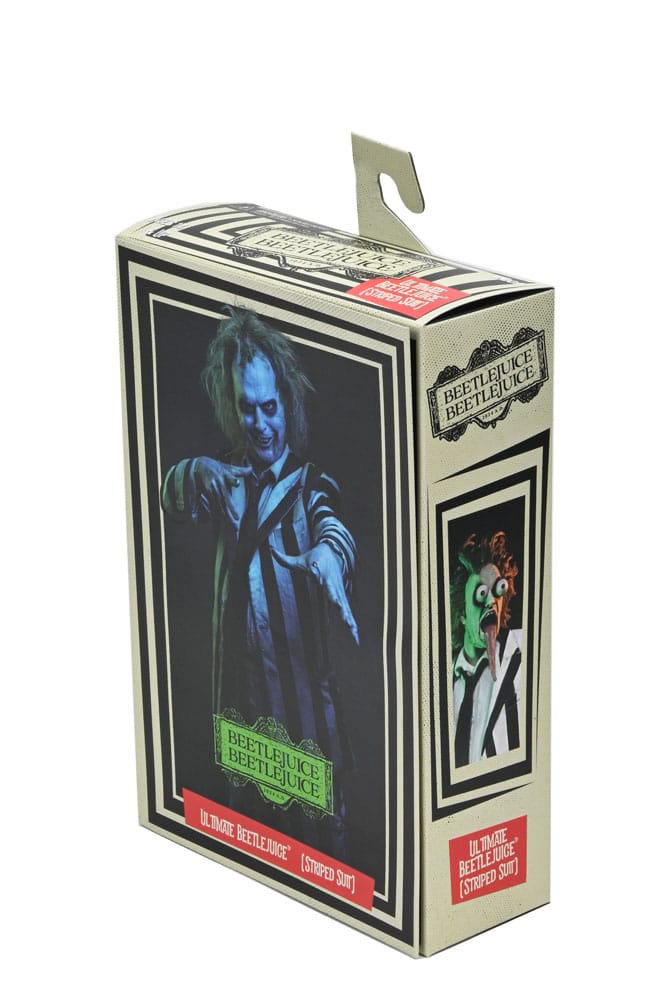 Beetlejuice Beetlejuice - Ultimate Striped Suit Beetlejuice 18 cm Actionfigur NECA
