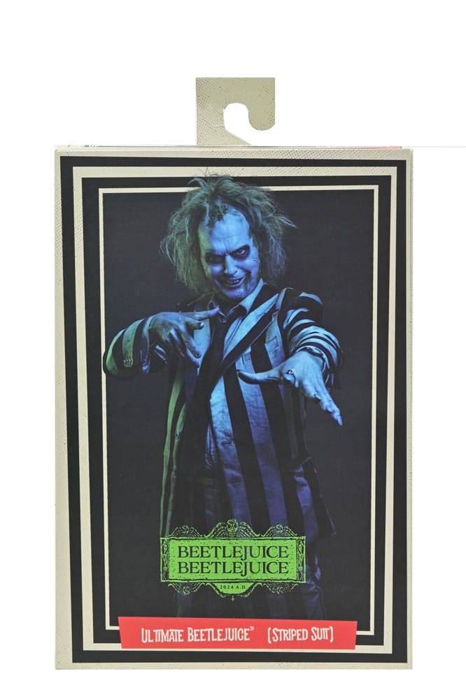 Beetlejuice Beetlejuice - Ultimate Striped Suit Beetlejuice 18 cm Actionfigur NECA