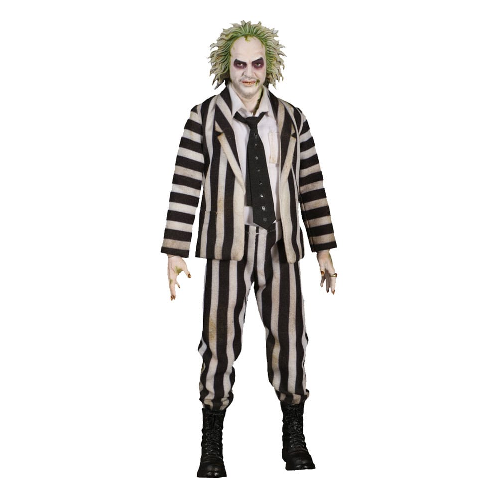 beetlejuice deluxe actionfigur von mezco