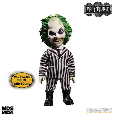 Beetlejuice MDS Mega Scale Sprechende Actionfigur Beetlejuice 38 cm Mezco Toyz