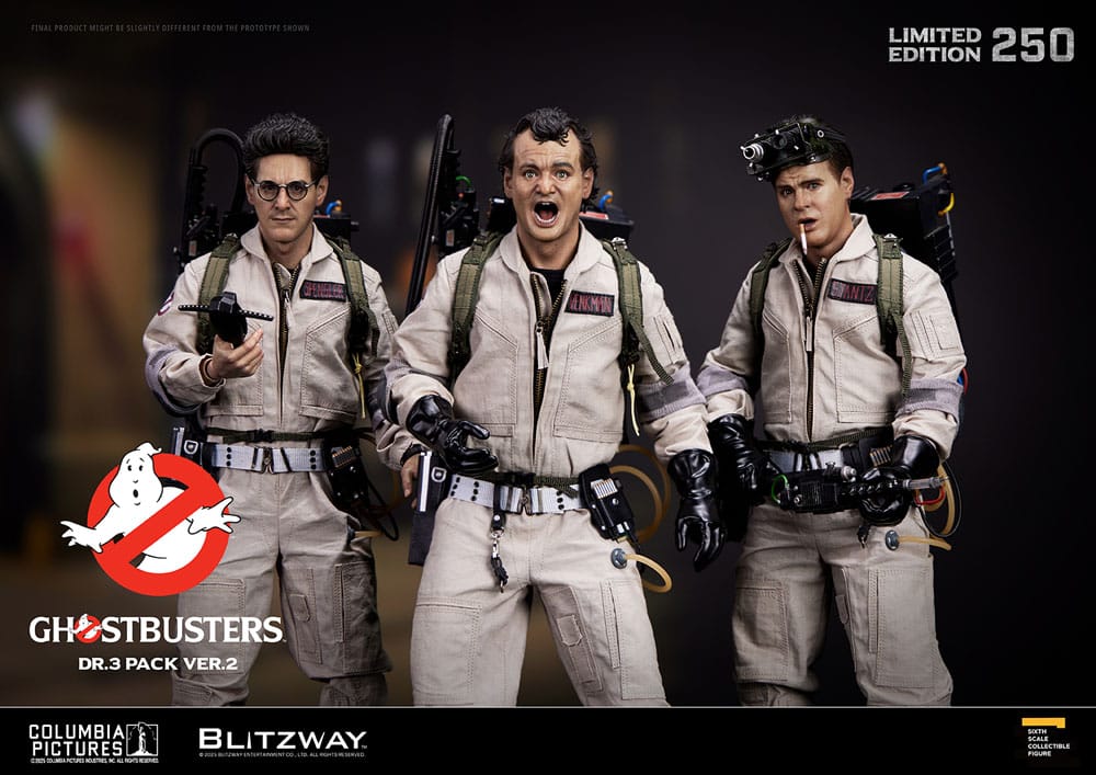 Blitzway Ghostbusters Premium UMS Actionfiguren 3er-Pack 1/6 Venkman, Stantz, Spengler Ver. 2 31 cm