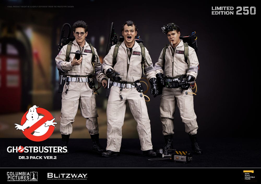 Blitzway Ghostbusters Premium UMS Actionfiguren 3er-Pack 1/6 Venkman, Stantz, Spengler Ver. 2 31 cm