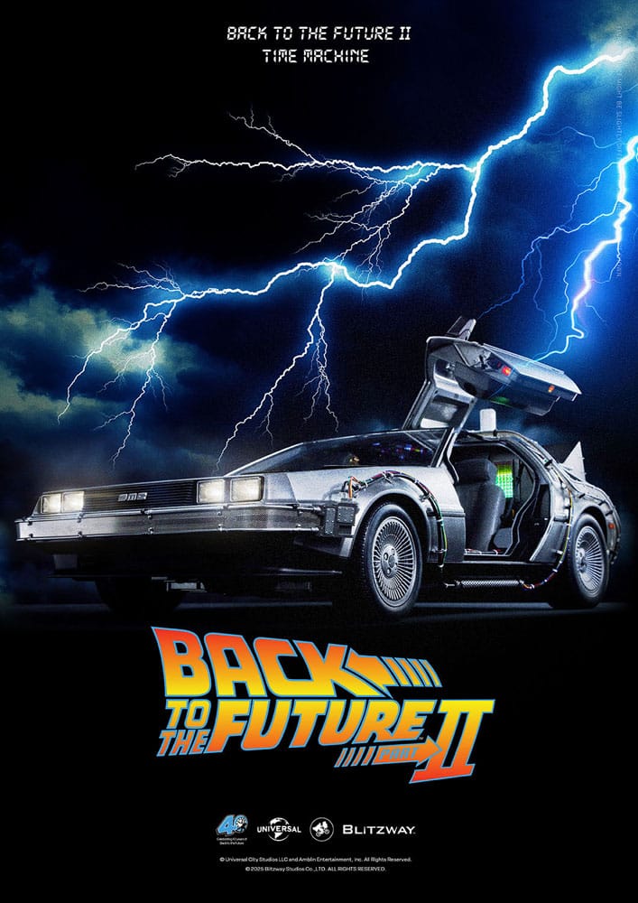 Blitzway Zurück in die Zukunft II DeLorean Zeitmaschine Time Machine Premium UMS 1/6 Fahrzeug