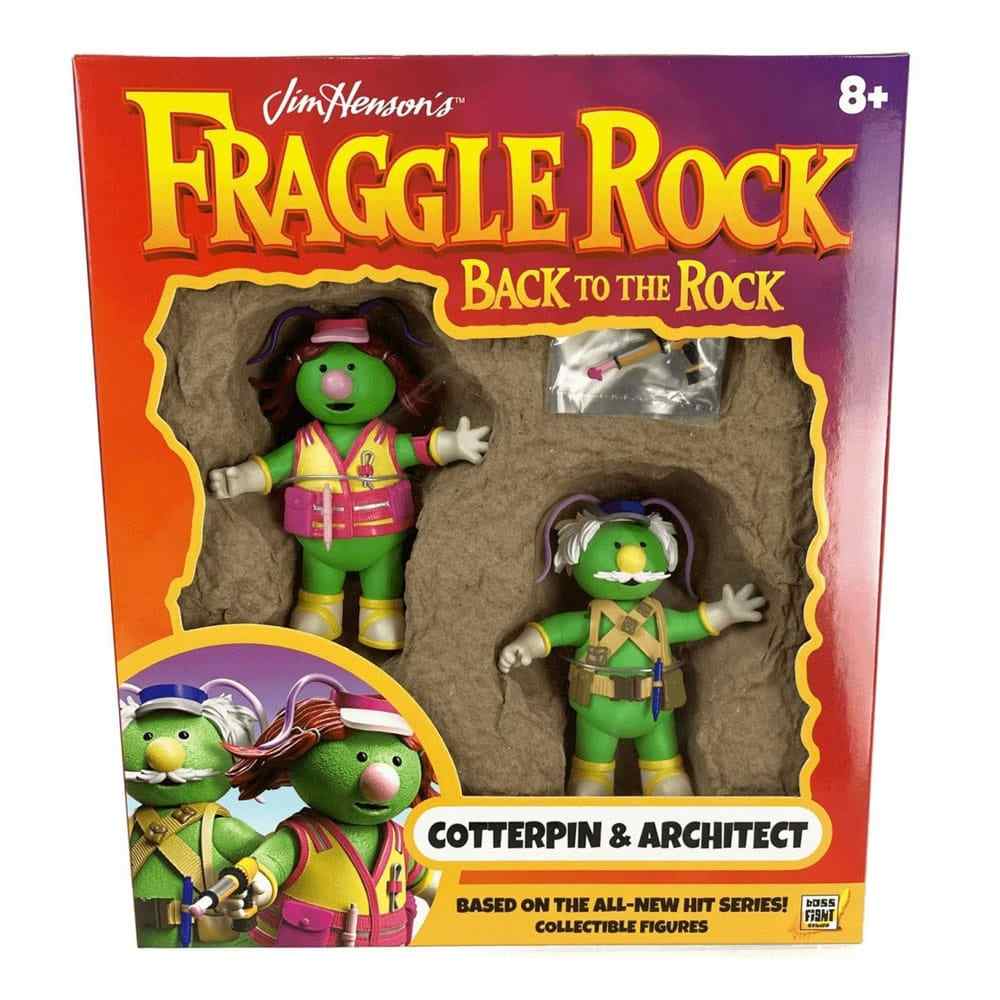 Boss Fight Studio Fraggles - Architect and Cotterpin Doozer 2er-Pack Actionfiguren