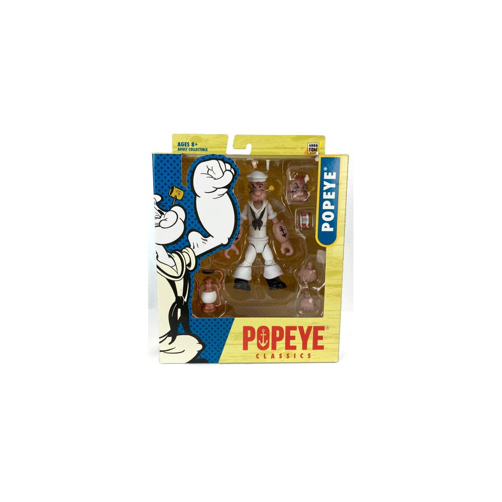 Boss Fight Studio Popeye Actionfigur Wave 02 Popeye White Sailor Suit