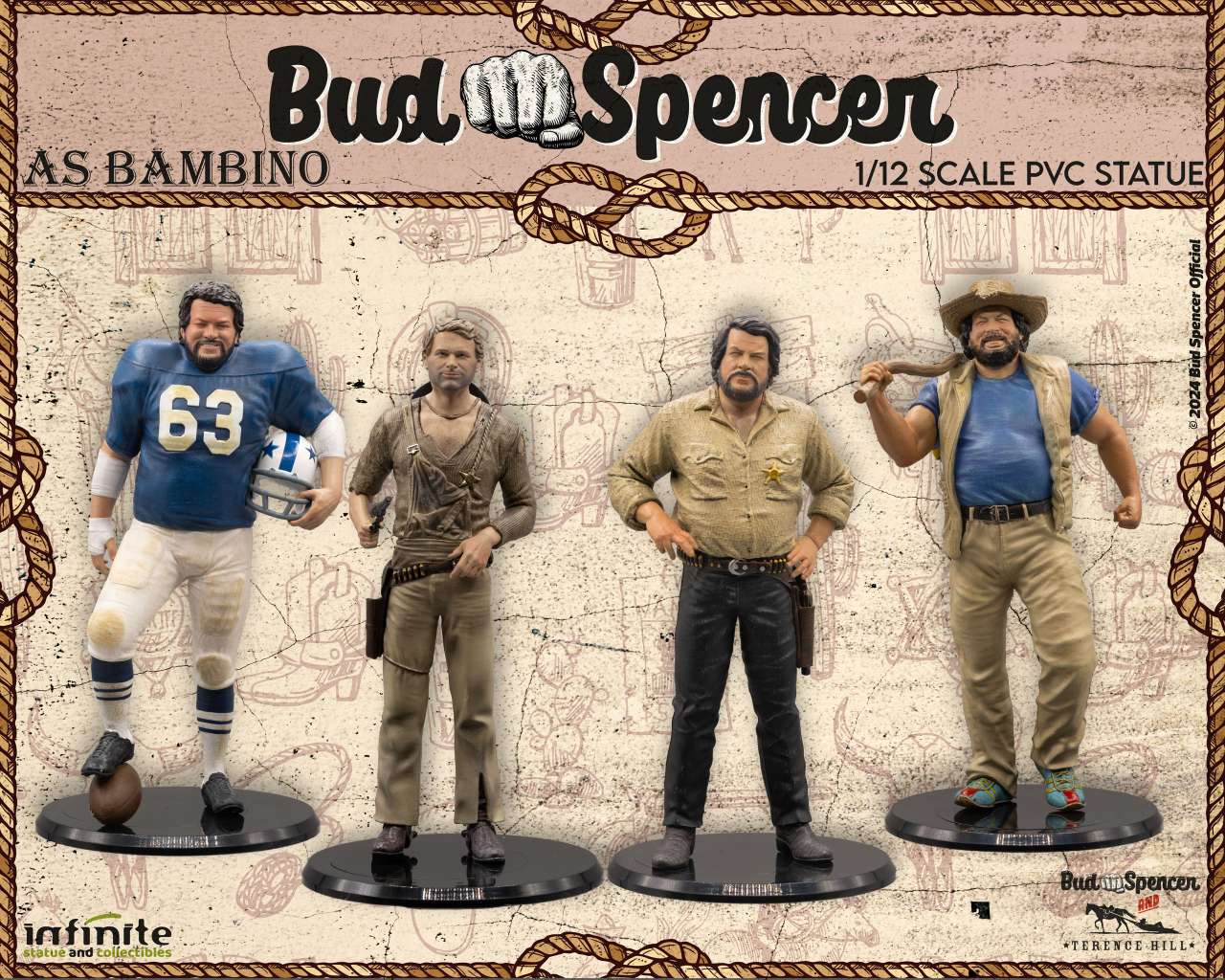 Bud Spencer als Bambino 16 cm 1/12 PVC Statue Infinite Statue