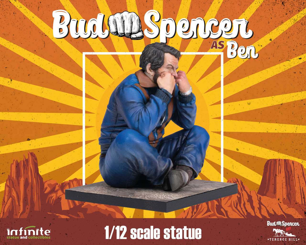 Bud Spencer as Ben 1/12 PVC Statue Infinite Statue