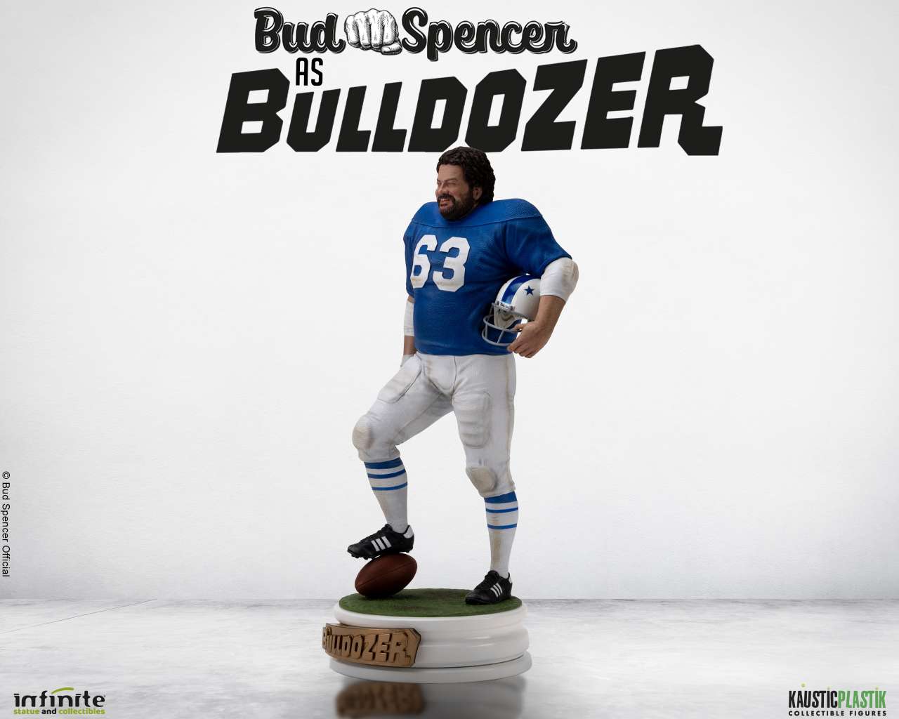 Bud spencer as Bulldozer 34 cm Resin Statue Infinite Statue