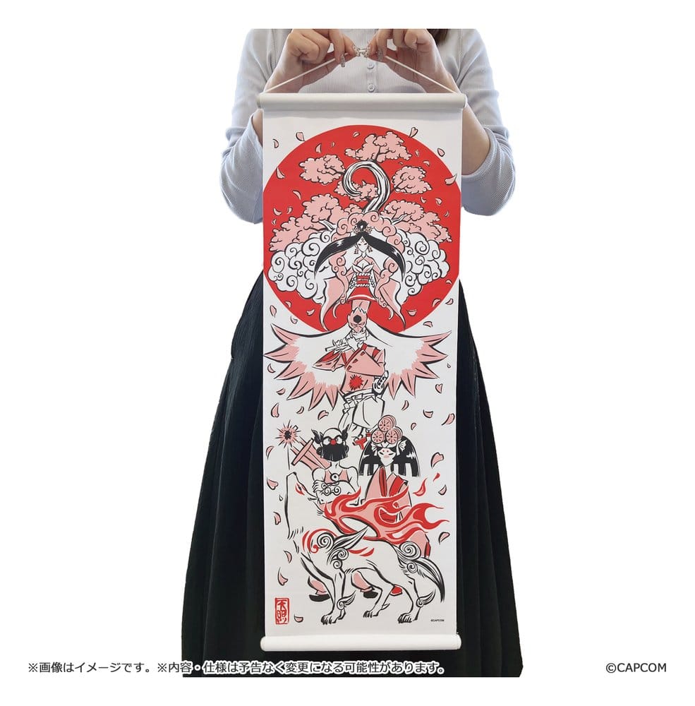 Capcom Okami 20th Anniversary Reprint Art Project Wandbehang Spring