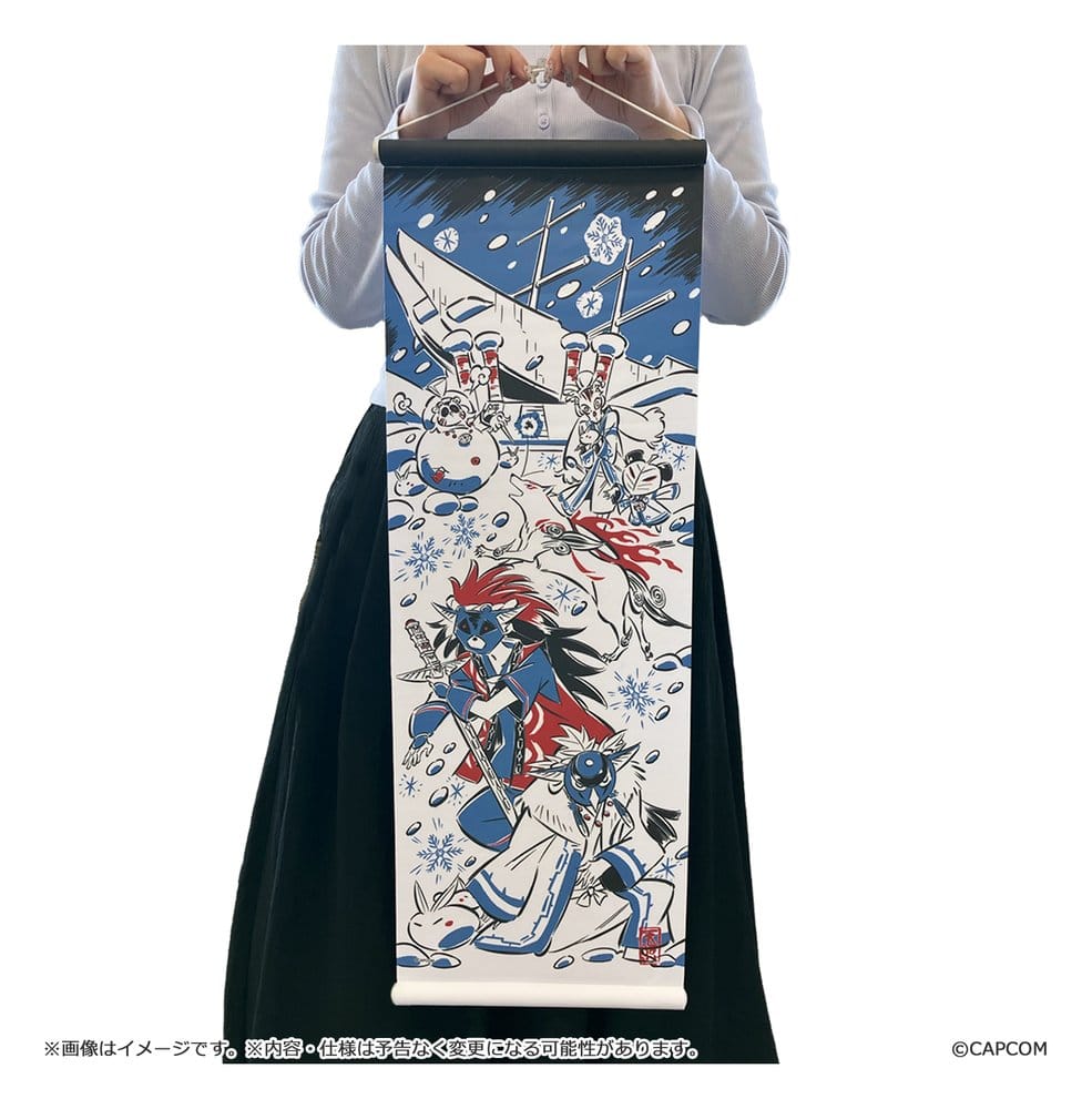 Capcom Okami 20th Anniversary Reprint Art Project Wandbehang Winter