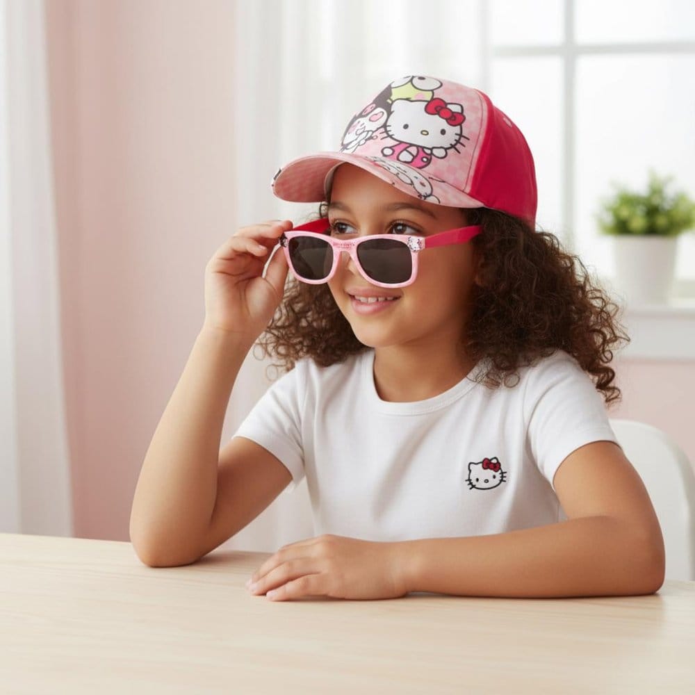 Cerdá Sanrio Hello Kitty B Kappe & Sonnenbrille Set