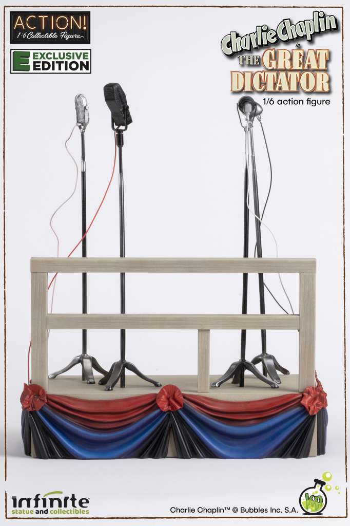 Charlie Chaplin Great Dictator Web Exclusive Version 28 cm 1/6 Actionfigur Infinite Statue