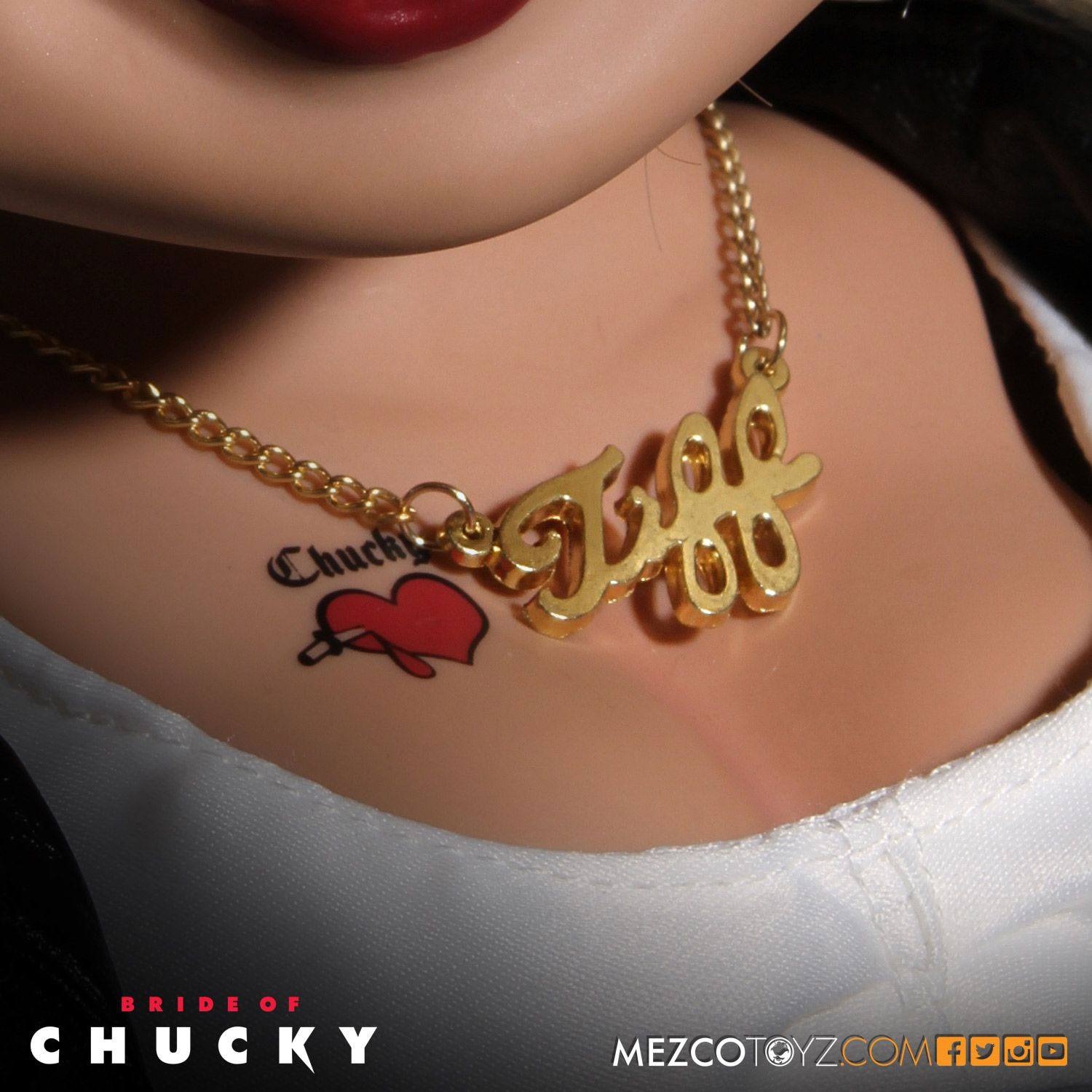 Chucky - Bride of Chucky Tiffany 38 cm MDS Mega Scale Puppe Mezco Toyz