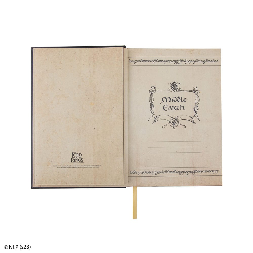 Cinereplicas Herr der Ringe Map of Middle Earth Notizbuch
