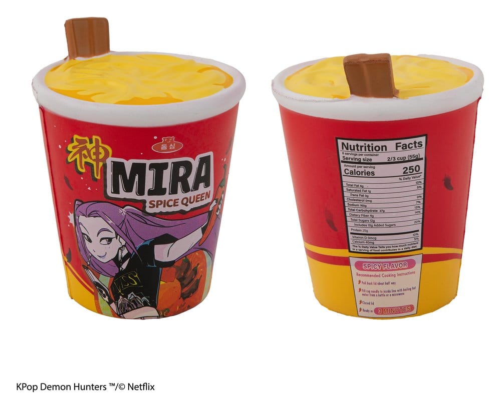 Cinereplicas KPop Demon Hunters Mira Spice Queen Noodles Squishy Anti-Stress Figur
