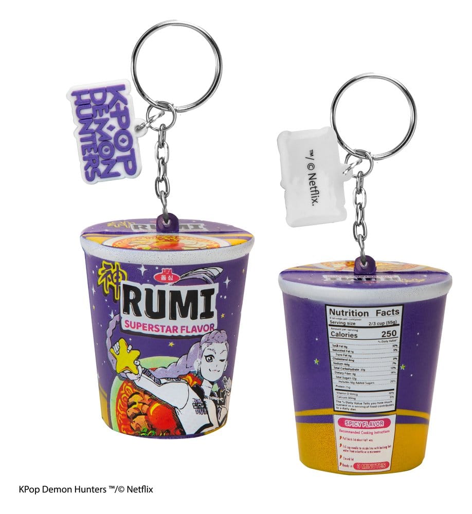 Cinereplicas KPop Demon Hunters Rumi Superstar Flavor Noodles Squishy Schlüsselanhänger