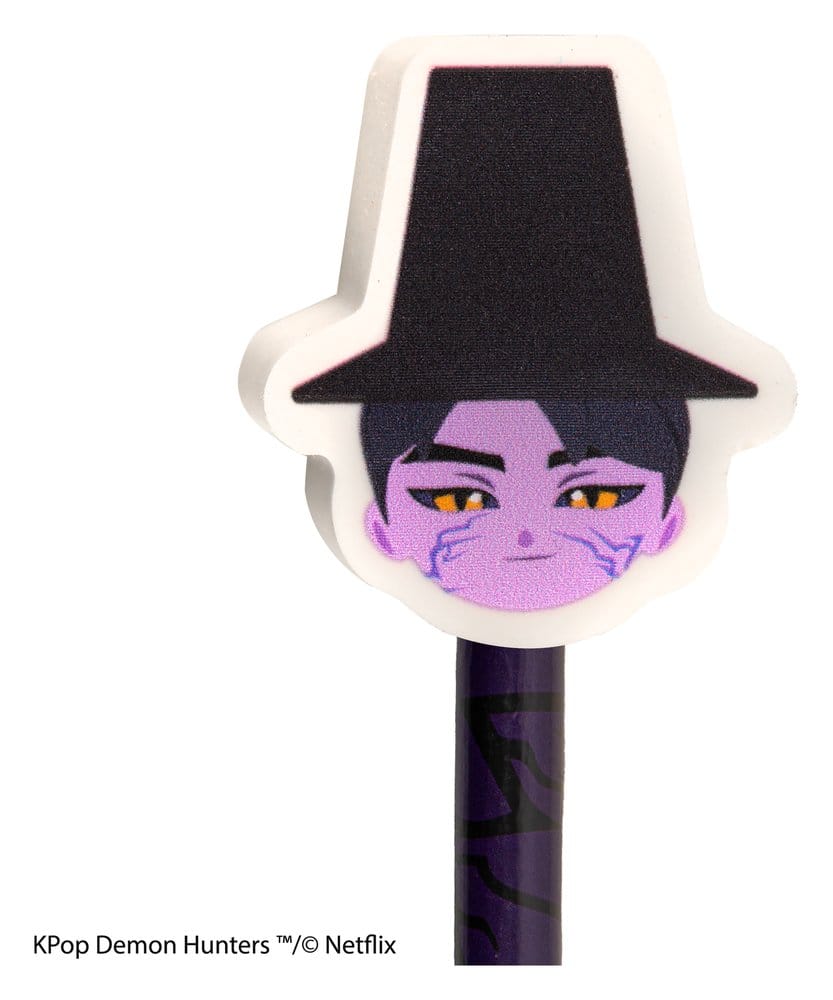 Cinereplicas KPop Demon Hunters Serie 1 Bleistift & Radiergummi Display (30)