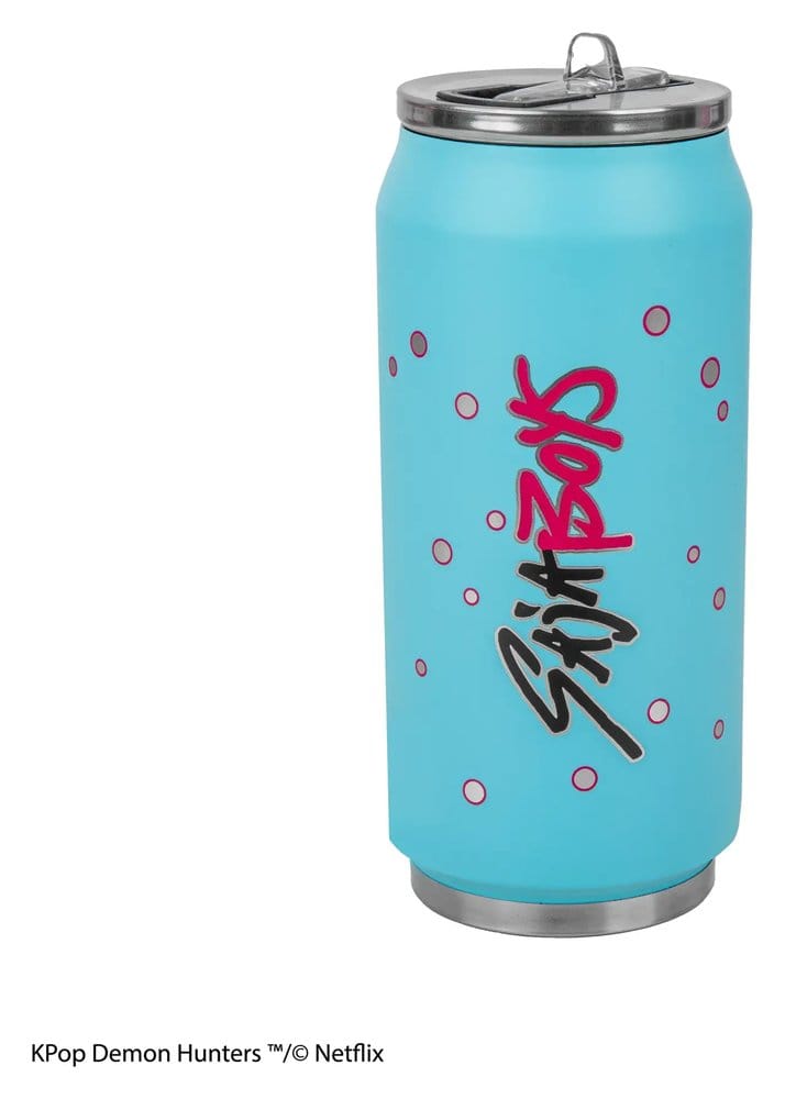 Cinereplicas KPop Demon Hunters Soda Pop Can Thermobecher mit Strohhalm
