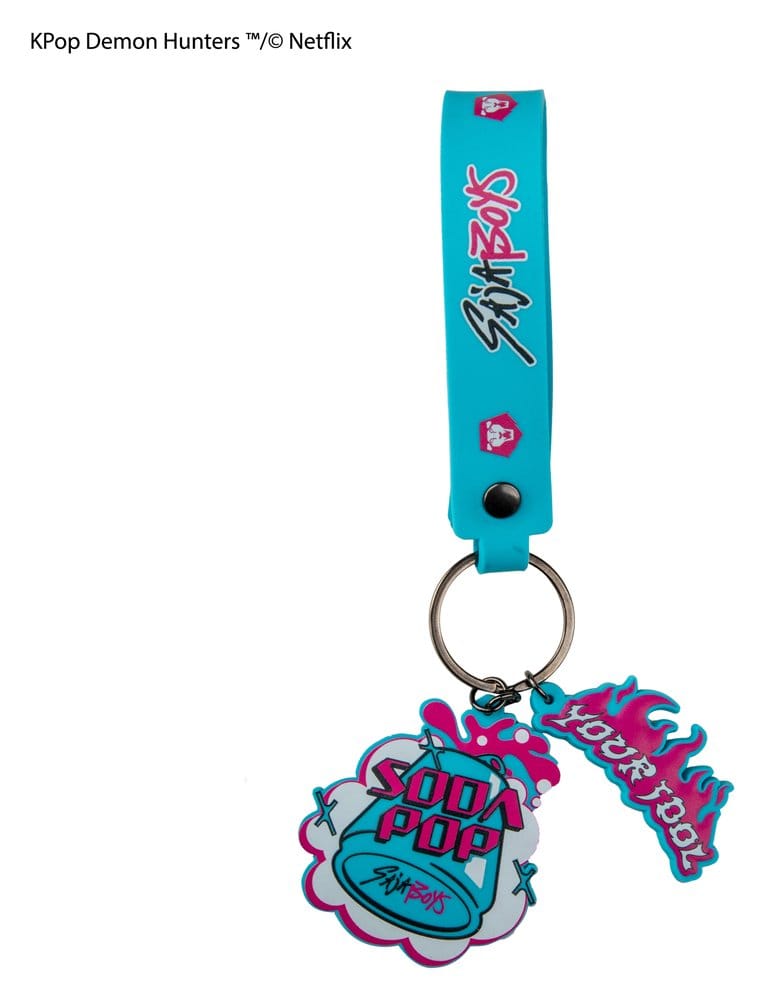 Cinereplicas KPop Demon Hunters Soda Pop Handgelenk-Schlüsselanhänger
