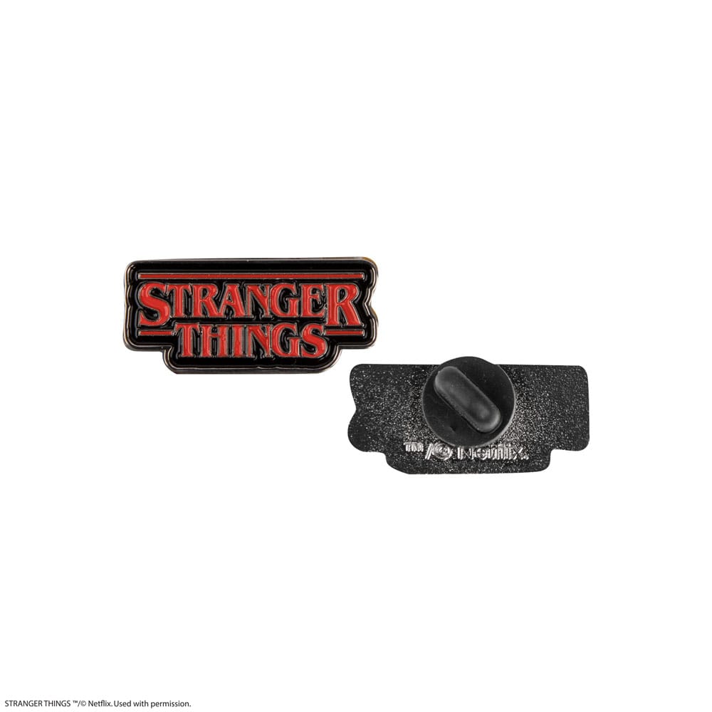 Cinereplicas Stranger Things Stachelige Schlägerkugelschreiber & Stranger Things Anstecknadel
