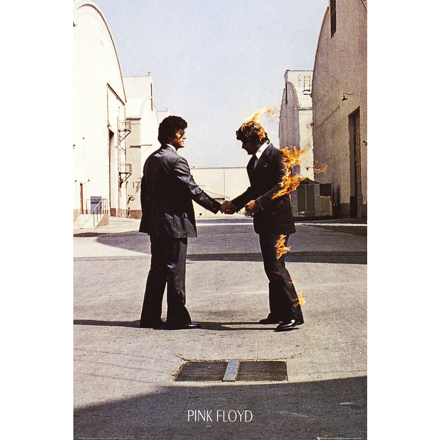 Close Up Pink Floyd Wish You Were Here LP Cover Poster