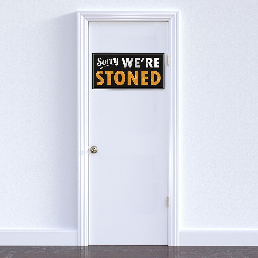 Close Up Sorry We’re Stoned Kunstdruck Poster