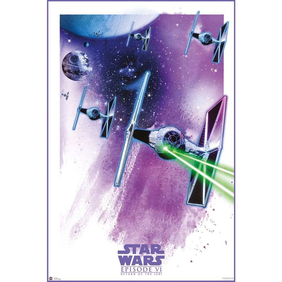 Close Up Star Wars Episode VI TIE Fighter Poster