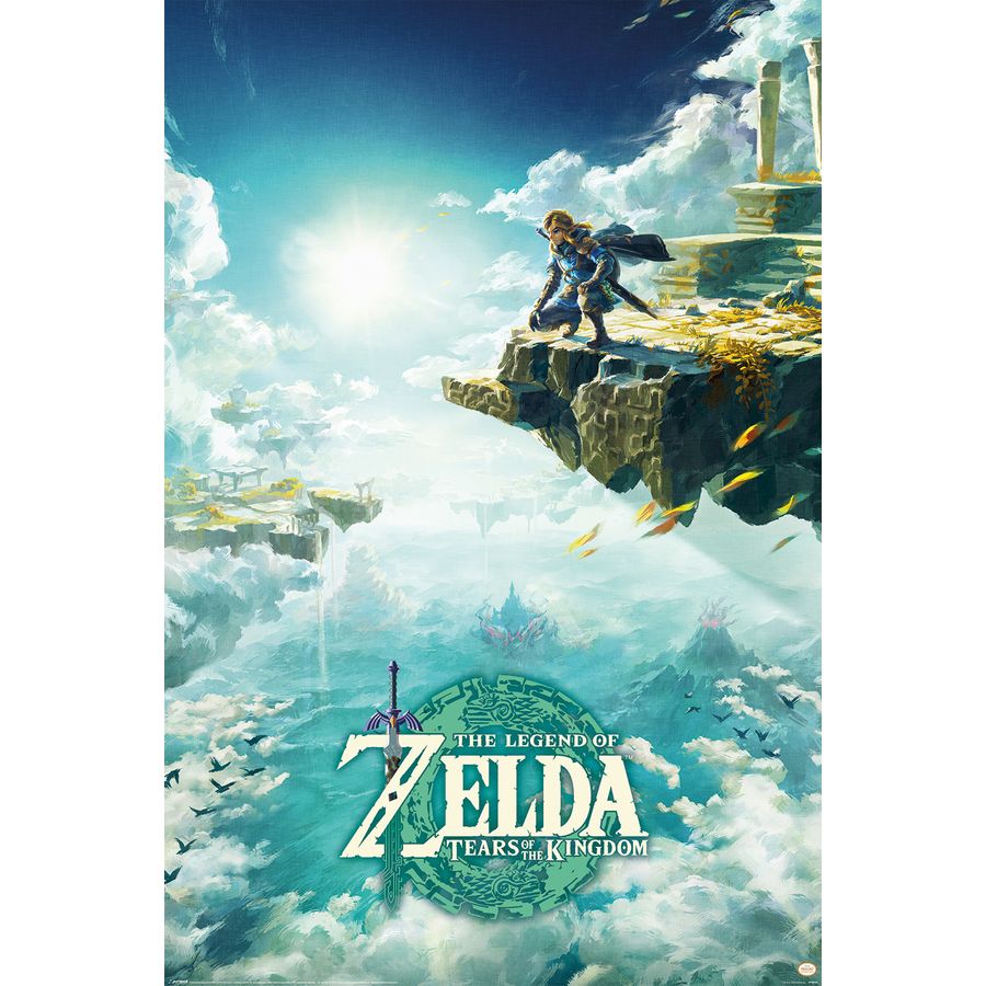 Close Up The Legend of Zelda Tears of the Kingdom Hyrule Poster